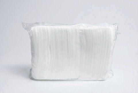 Рушники в пачці 40 * 40 (100шт / пач гладка) "Duglas" 23789 фото