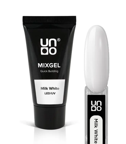 Uno Mixgel Полигель Milk White 30мл 18653 фото
